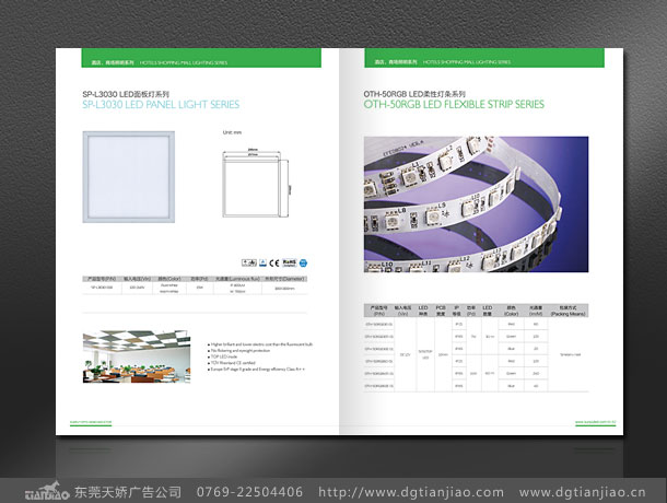2020年新款LED節(jié)能燈宣傳冊設計制作欣賞